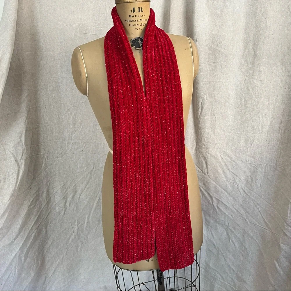 2/$20 Women’s Knit Velour and Metallic Scarf